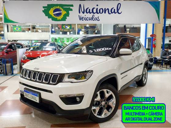 JEEP COMPASS 2.0 16V FLEX LONGITUDE AUTOMÁTICO JEEP COMPASS 2.0 16V FLEX LONGITUDE AUTOMÁTICO